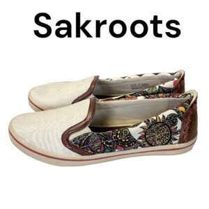 NWT Sakroots by The Sak Women’s NEW Cadenza Natural Spirit Loafer Size 7